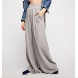 Free people beach “whats up” wide leg pants